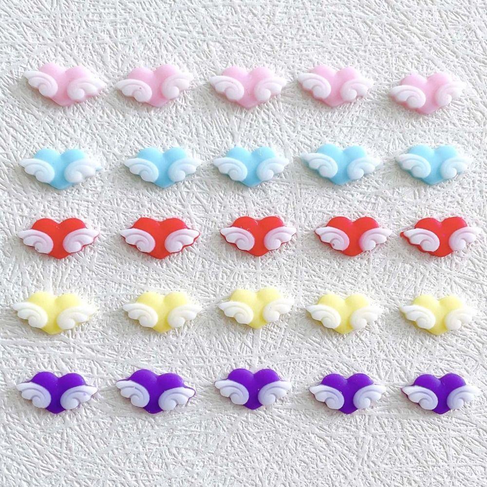 Luminous Nail Decorations Heart Nail Decorations Nail Jewelry 3D Nail Art Drills Nail Rhinestones