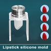1 комплект, набор форм для помады ручной работы «сделай сам», моющаяся многоразовая силиконовая форма для помад идеальной формы
