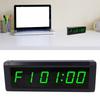 Digital Wall Clock 7   Color Timer Function 6 Digits Electric Wall Clock with Remote Control for Living Room Bedroom Kitchen  