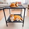 Moisture-Proof Elevated Pet Bed Removable Pet Cot Bed Sturdy Frame Pet Camp Bed  Indoor Use
