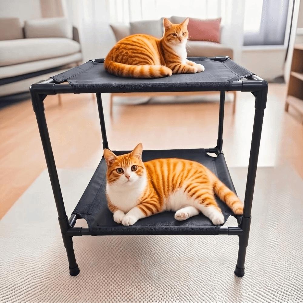 Moisture-Proof Elevated Pet Bed Removable Pet Cot Bed Sturdy Frame Pet Camp Bed Indoor Use