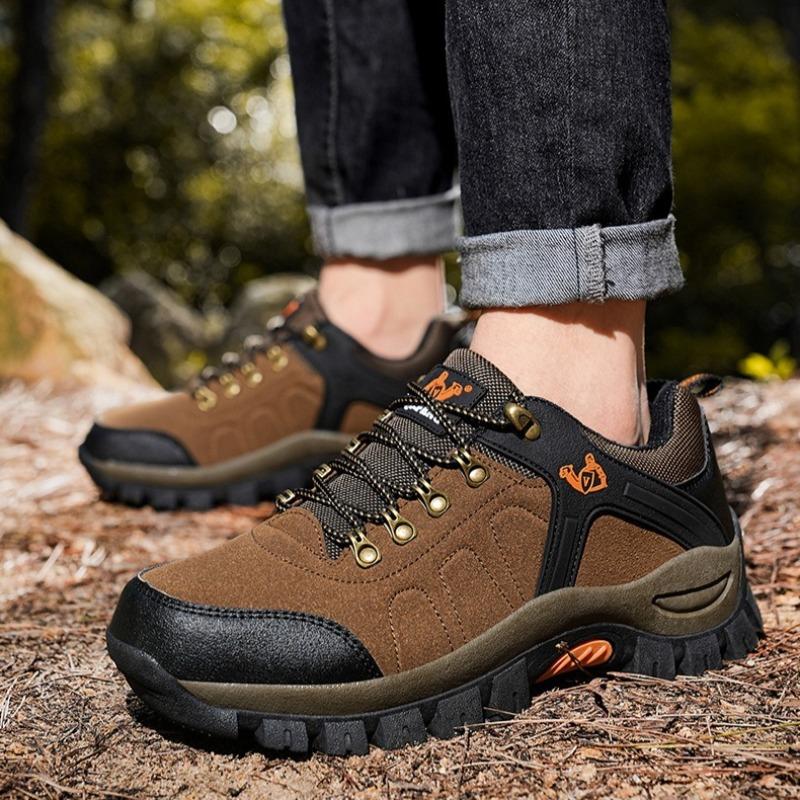 Пара походных ботинок для активного отдыха, нескользящие альпинистские ботинки, кроссовки для треккинга, износостойкая обувь для пустыни, мужская охотничья обувь