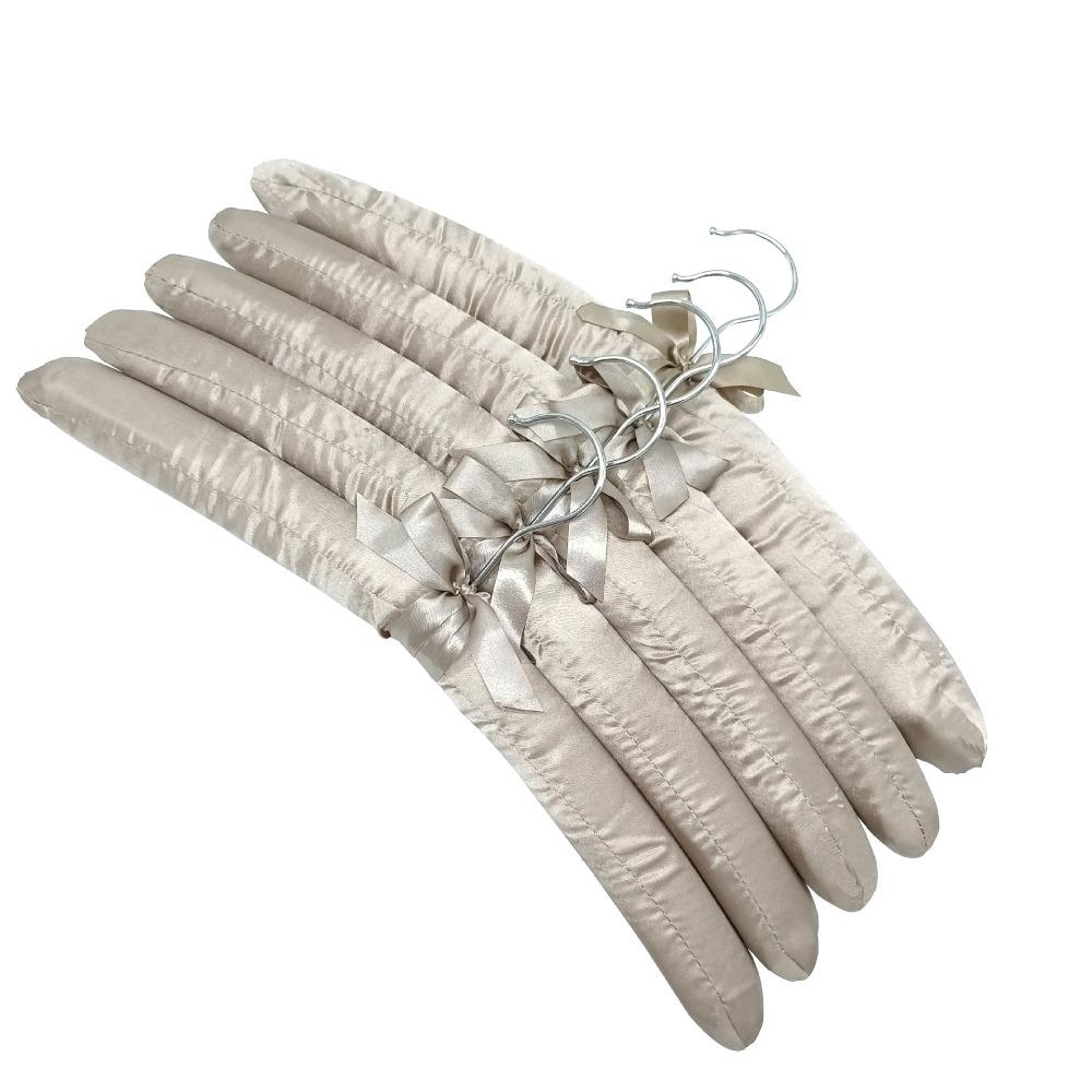 Сатиновая мягкая вешалка для одежды, обтянутая шелком, стойка для пальто и пиджаков, вешалка для демонстрации в магазине