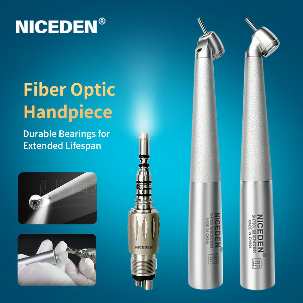 Niceden M900L Стоматологический Оптический LED Высокоскоростной Хирургический Оптический Наконечник с Усовершенствованным Закрытым Картриджем для Соединения N-S-K