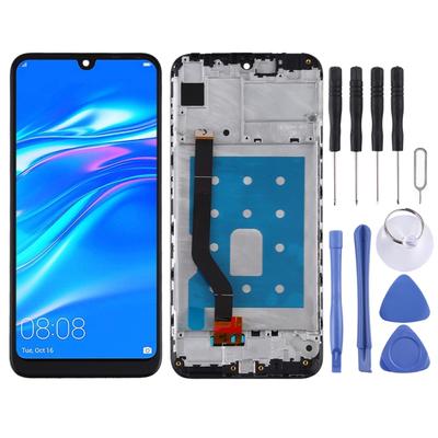 OEM ЖК-экран для Huawei Y7 Pro (2019) Дигитайзер в сборе с рамкой(черный)