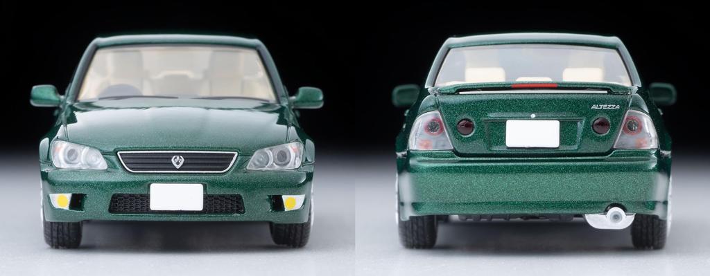 Tomytec Tomica Limited Vintage Neo LV-N227d Toyota Altezza RS200 L Edition (Green, 2002 Model) - Finished Model (Product Number 334576)