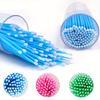 100Pcs/set Microbrush Applicators And Microfiber Wands | Designed for Eyelash Extensions, Nail Art, And Makeup Application
