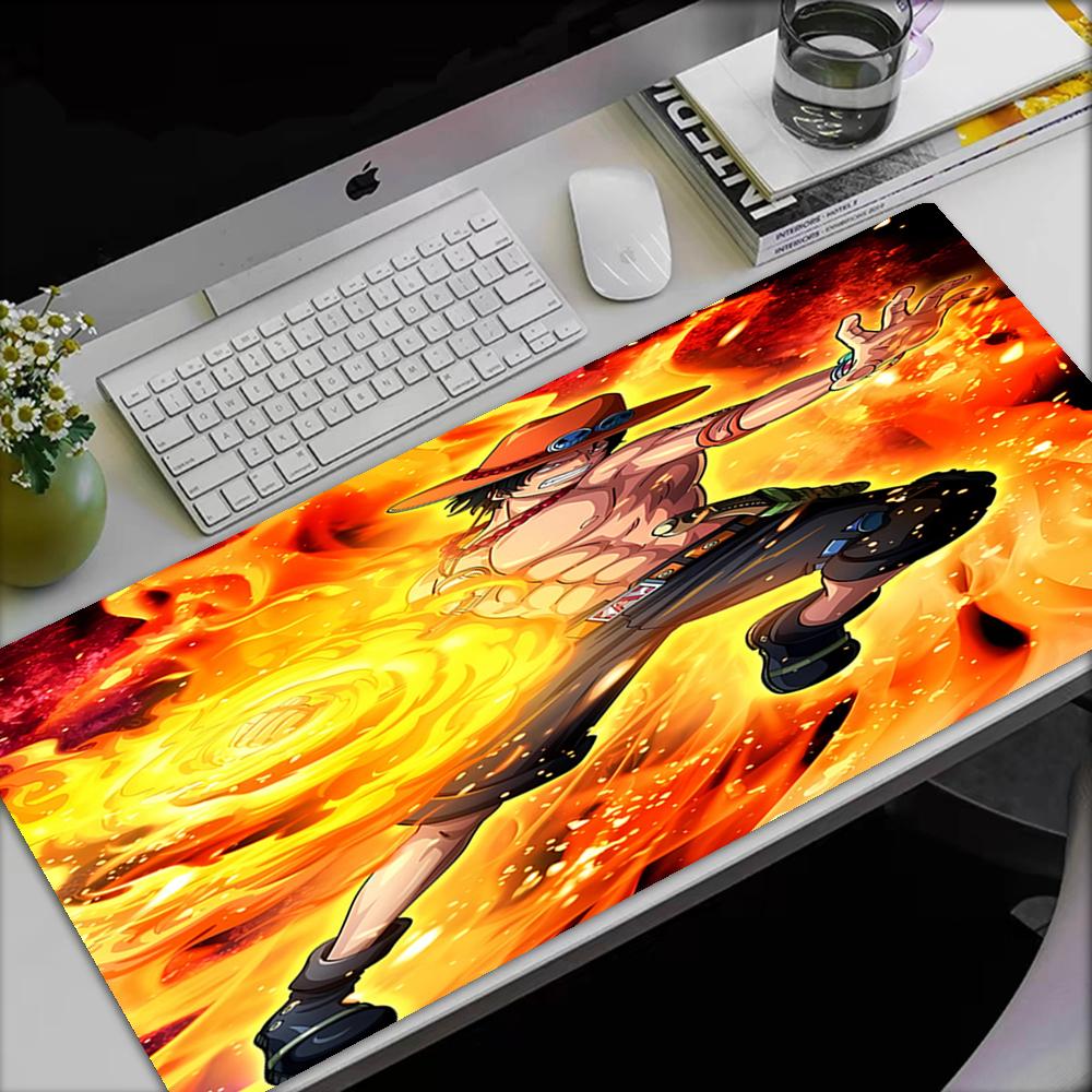 One Piece Theme Mouse Pad, Non Slip Rubber Base, Multifunctional Office & Home Decor, Perfect for Workspace Personalization.