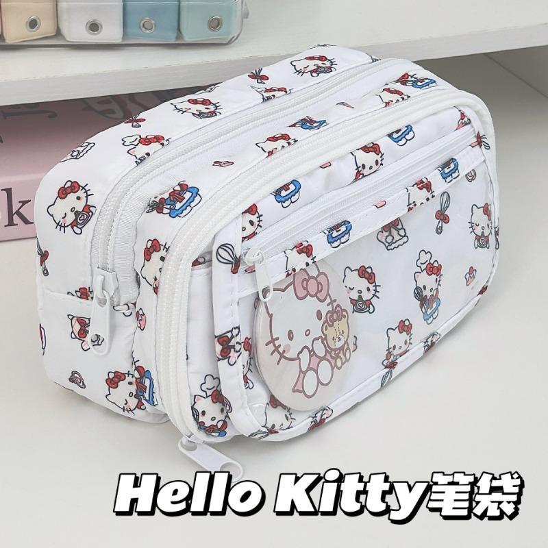 Cute Cartoon Pain Bag Pencil Case Large Capacity Stationery Bag For Students