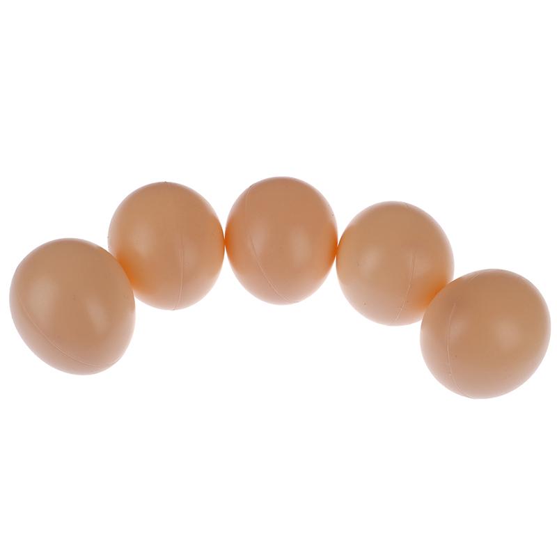 5 шт., поддельные яйца-пустышки, курица, птица, курица, шутка, пластиковые яйца, домашний декор для вечеринки