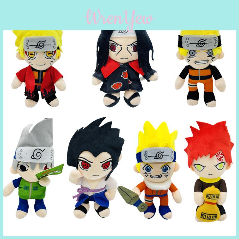 Cute Naruto Plush Stuffed Doll 11" Soft Toy For Kids Uzumaki Kakashi Uchiha Itachi Kurama Theme