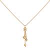 Kirby Goods Twinkle Star Necklace Silver Gold Gift [U-Treasure] (Yellow Coating) Women's NKD-200-SYP