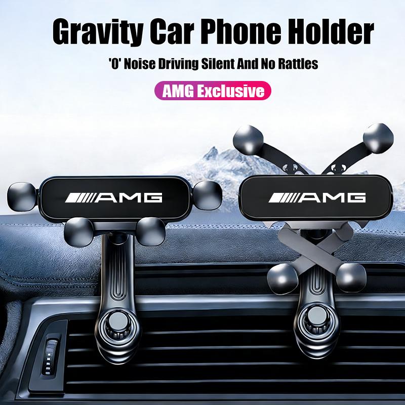 Gravity Car Air Vent Phone Mount 360 ° Rotating Extension Accessories Car Hub Cap For Mercedes Benz AMG W214 W205 W204 W206 W213 rd2