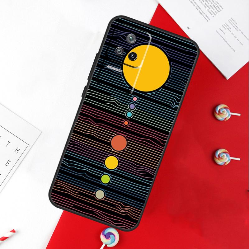 Чехол с изображением планет Солнечной системы для Xiaomi 15 Ultra 13 14 11T 12T 13T 14T Pro POCO X7 Pro X3 X5 X6 M6 F5 F6 Pro