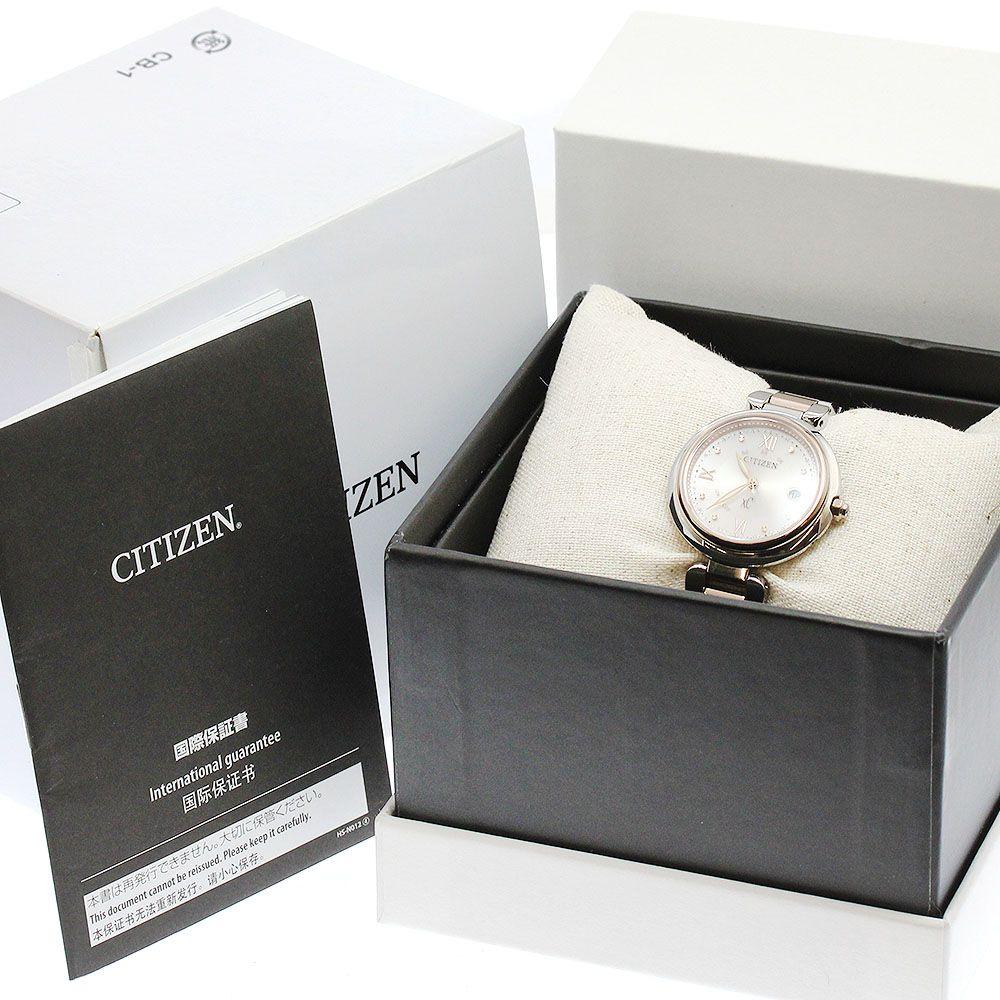 Used Citizen CITIZEN ES9465-50W/H060-A1CTL07 XC Cross Sea mizu collection Solar Radio Ladies Good Condition Box/Warranty Included_965254