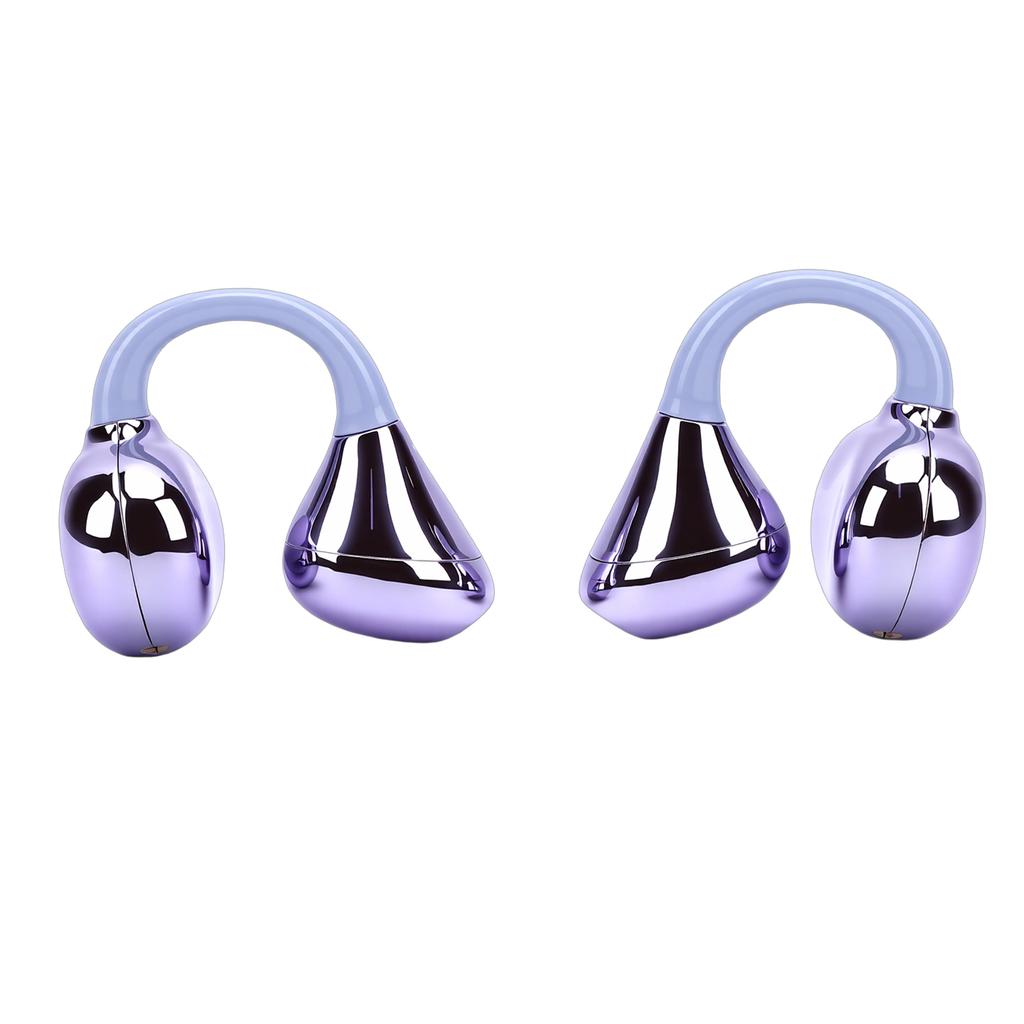 Clip On Earbuds Bluetooth V6.0 Wireless Open Earphones IPX5 Water Proof Low Latency for Fitness