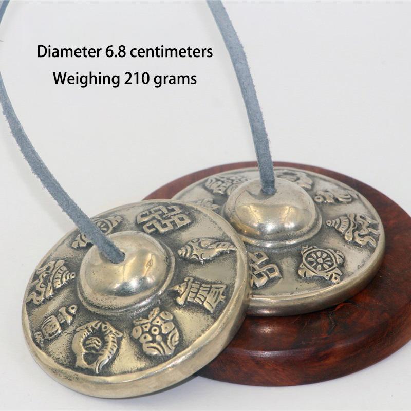 6.8cm Brass Chimes Bells Hand Orff Bells Music Instrument Taps Music Yoga Meditation Percussion Instrument