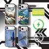 Aircraft Art Phone Case For iPhone17,16,15,14,13,12,11 Plus,Pro Max Magnetic For Magsafe Wireless Charging