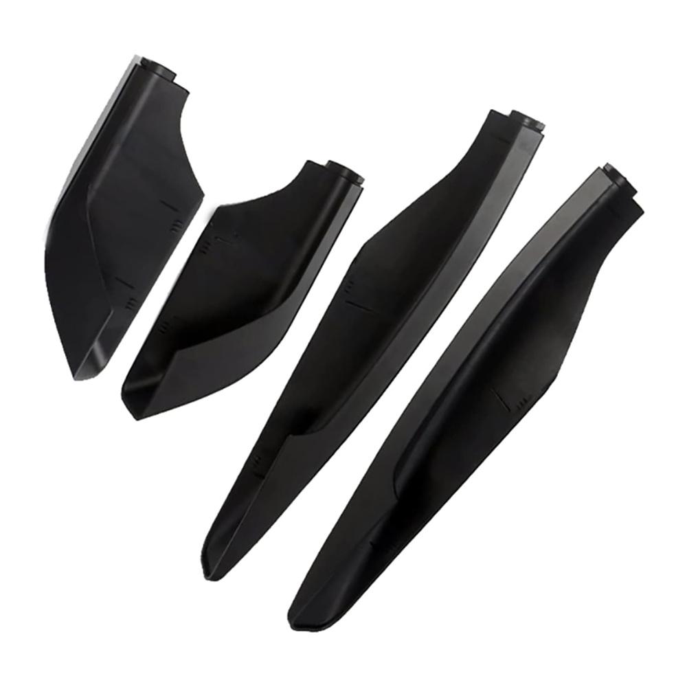 Черная пластиковая заглушка торца рейлинга на крышу для Mitsubishi Pajero 2009-2018