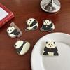 Милый акриловый значок-пингвин, значок животного медведя, модная брошь-панда с цветком, унисекс