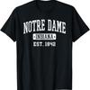 Винтажная футболка Notre Dame Family IN State Indiana Hometown