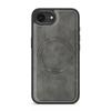 Retro Matte PU Leather Magneti Case For iPhone 17e 16 15 14 13 12 11 Pro Max Plus For Magsafe Wireless Charge Cover Funda