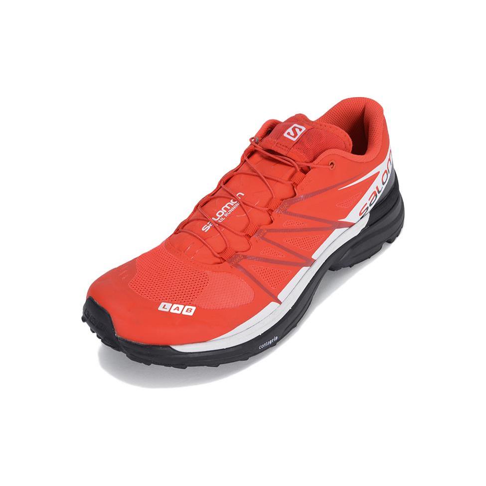 SALOMON XT Wings Сетчатые Нескользящие Износостойкие Низкие Беговые Кроссовки Унисекс Красные 391215