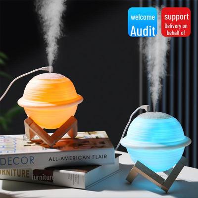 Saturn LED Night Light Humidifier & Air Purifier with USB - большой туман, мини-атмосферный светильник для дома