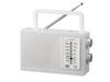 Радио Koizumi Home Radio Wide FM совместимый с питанием от сети переменного тока на батарейках Белый AM/FM SAD-7231/W