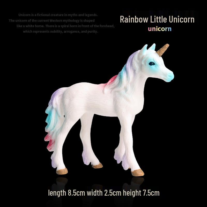 European Pegasus & Unicorn Figurine - Mythical Magic Creature Model