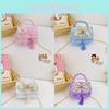 Bow Girl Frozen Messenger Bag Wind Chain Beaded Portable Tassel Shoulder Bag