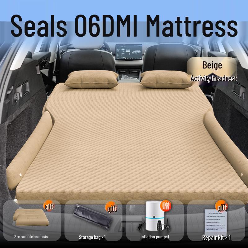 Надувной автомобильный матрас для заднего сиденья BYD Seal 06 DMI Travel Edition