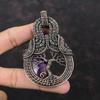 Tree Of Life Star Amethyst Pendant Copper Wire Wrapped Pendant Gemstone Jewelry Handmade Pendant Decent Copper Jewelry Special Gift For Girl