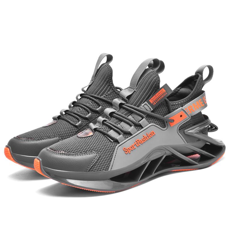 Дышащие кроссовки. Легкая мужская спортивная обувь. Кроссовки большого размера 46. Повседневная обувь для бега.