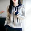 Women's 100% Pure Wool Hooded Sweater - New Loose Fit Knitted Autumn/Winter Style