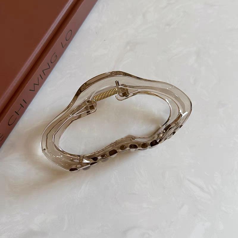 Корейская ретро большая заколка-краб для густых волос - Заколка-краб для волос высокого класса для прически пучок 2025