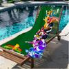 Mighty Morphin Power Rangers Print Beach Towel, Versatile Lightweight Absorbent Beach Towel for Pool Surf Yoga Bathroom, Perfect Birthday Holiday Gift