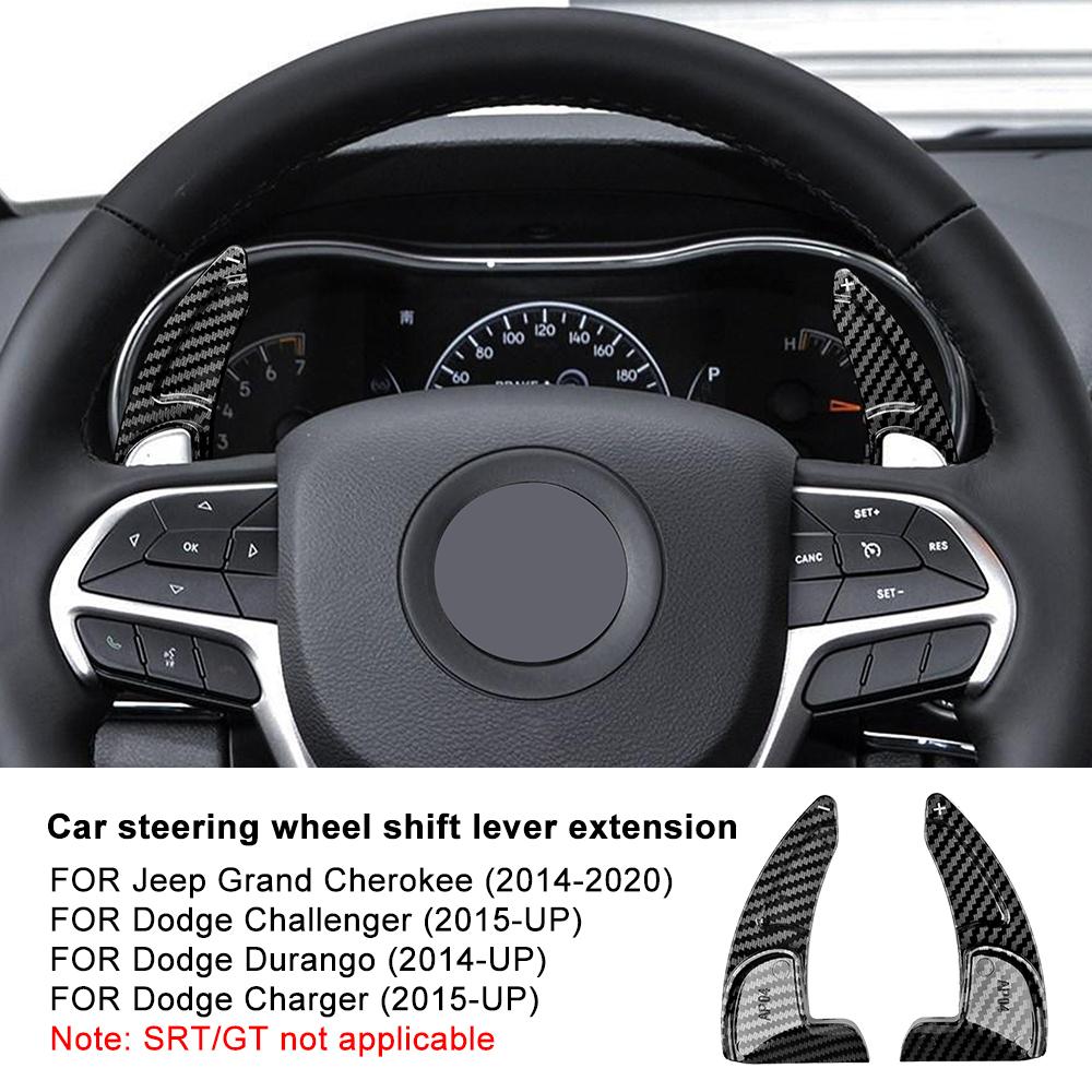 Car Steering Wheel Shift Lever Extension for Jeep Grand Cherokee 2014-2020 Dodge Durango 2014-2023 Dodge Charger 2015-2023 wq1