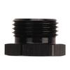 Hex Nut with O Ring 8AN 1 8in NPT Internal Thread Black Aluminum Hex Head Nut for Vehicle