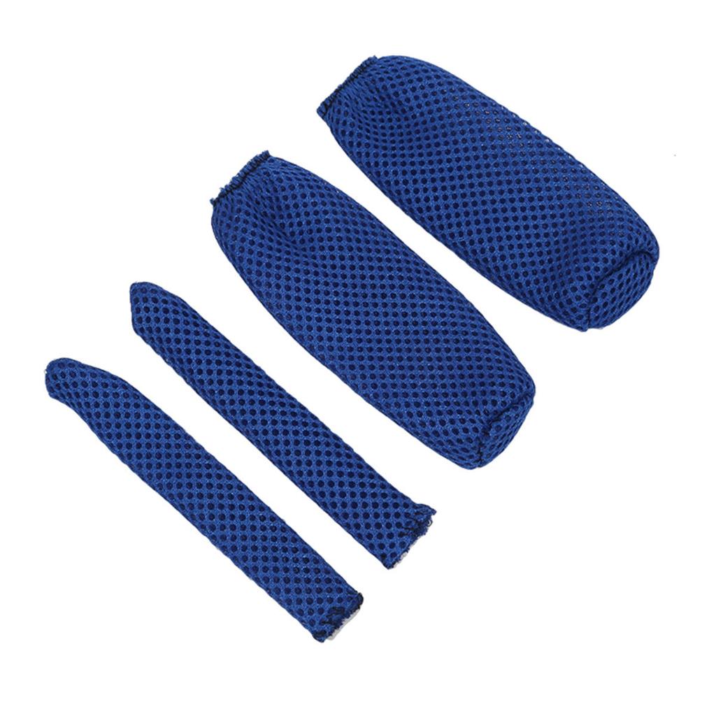 4Pcs/set Motorcycle Handlebar Grip Universal Handle Bar Cover Brake Clutch Lever Summer Ice Silk Breathable Mesh Grips Cover