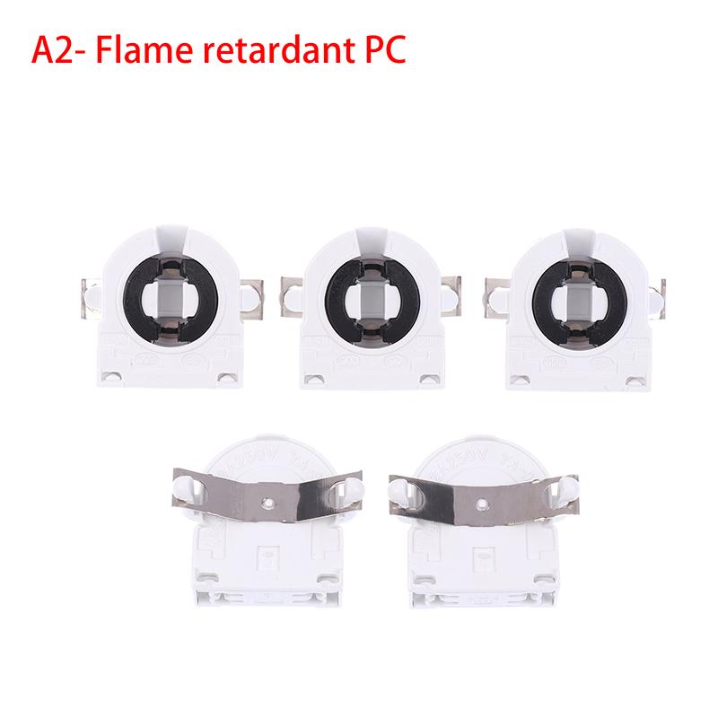 5 шт. T8/G13 люминесцентный патрон лампы термостойкий держатель лампы трубчатый держатель лампы аксессуары для домашнего офиса спальни