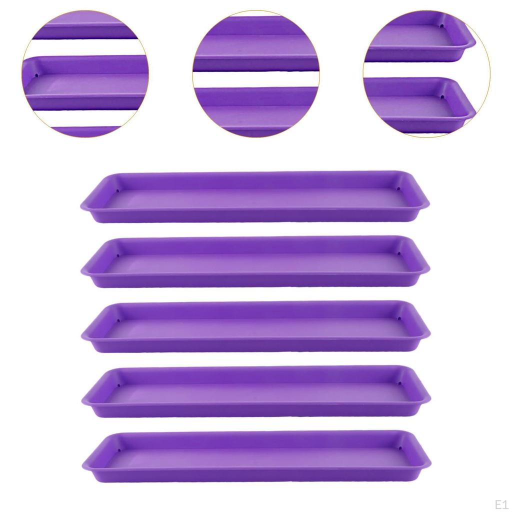 5 -fold Plant Shells Base Cup Rectangular Plants Flower Pot -Nendasesen for Interiors,