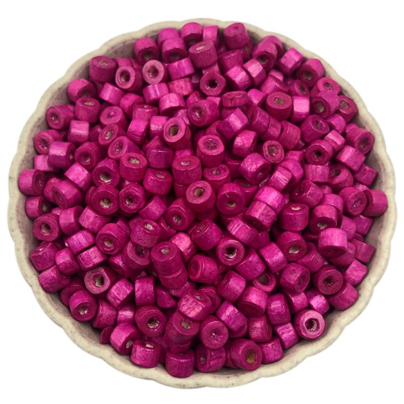 Деревянные цилиндрические свободные бусины ожерелье браслет DIY для находок ювелирных изделий маркировка DIY оптовая продажа 500 шт 5 мм бусины ручной работы