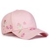 Новая бейсболка Peach Blossom для женщин, универсальная и модная шляпа с утиным язычком, шляпа-зонт с вышитым цветком