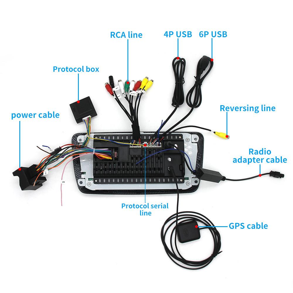 Car Radio with Carplay Android Auto for SEAT Ibiza Pizza 09-13 IPS Touch Screen GPS Navigation Intelligent Systems AHD