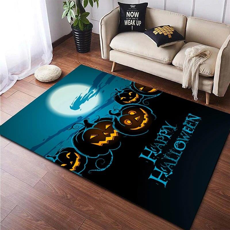 Halloween New Year Gift HD Printing Area Carpet, Living Room Sofa Decorative Carpet, Anti-skid Mat, Alfombras Direct Shipment