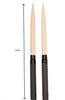 XIANJINGZC Taiko Taiko Drumstick Brush Beginner Introductory Tatacon Light 38cm Taiko Master Wooden Lightweight (Black)