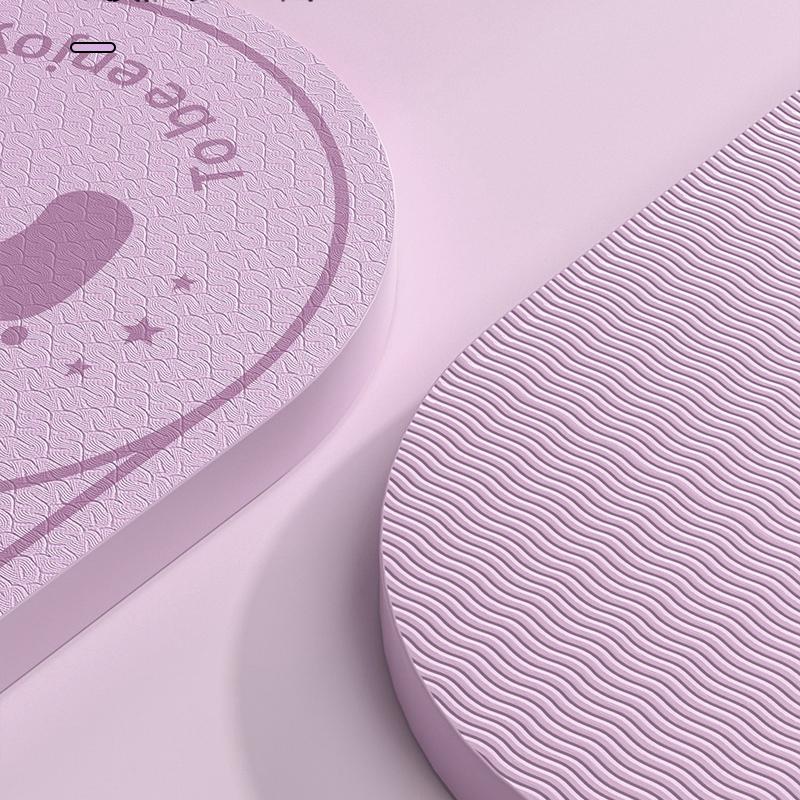 Jumping Rope Shock-absorbing Yoga Mat Fitness Aerobics Soundproof Shockproof Anti Slip Soundproof Thickened Mat Sports Exercise Dance Practice Mat