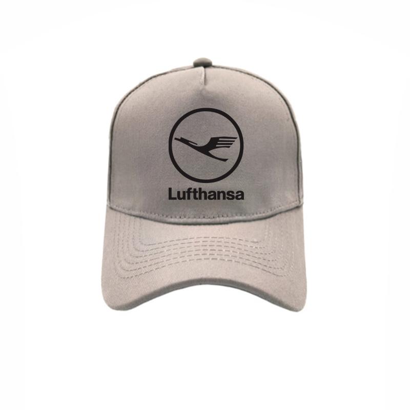 Бейсболки авиакомпании Lufthansa Регулируемые Модные Повседневные Стиль для активного отдыха Кепки Lufthansa MZ