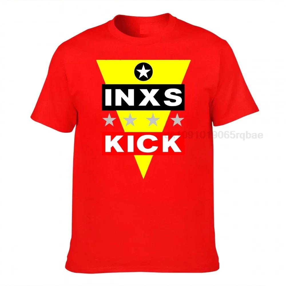 Inxs Band Kick Tshirt Cotton Casual Unisex T Shirt Unisexs Tee Shirts Tops
